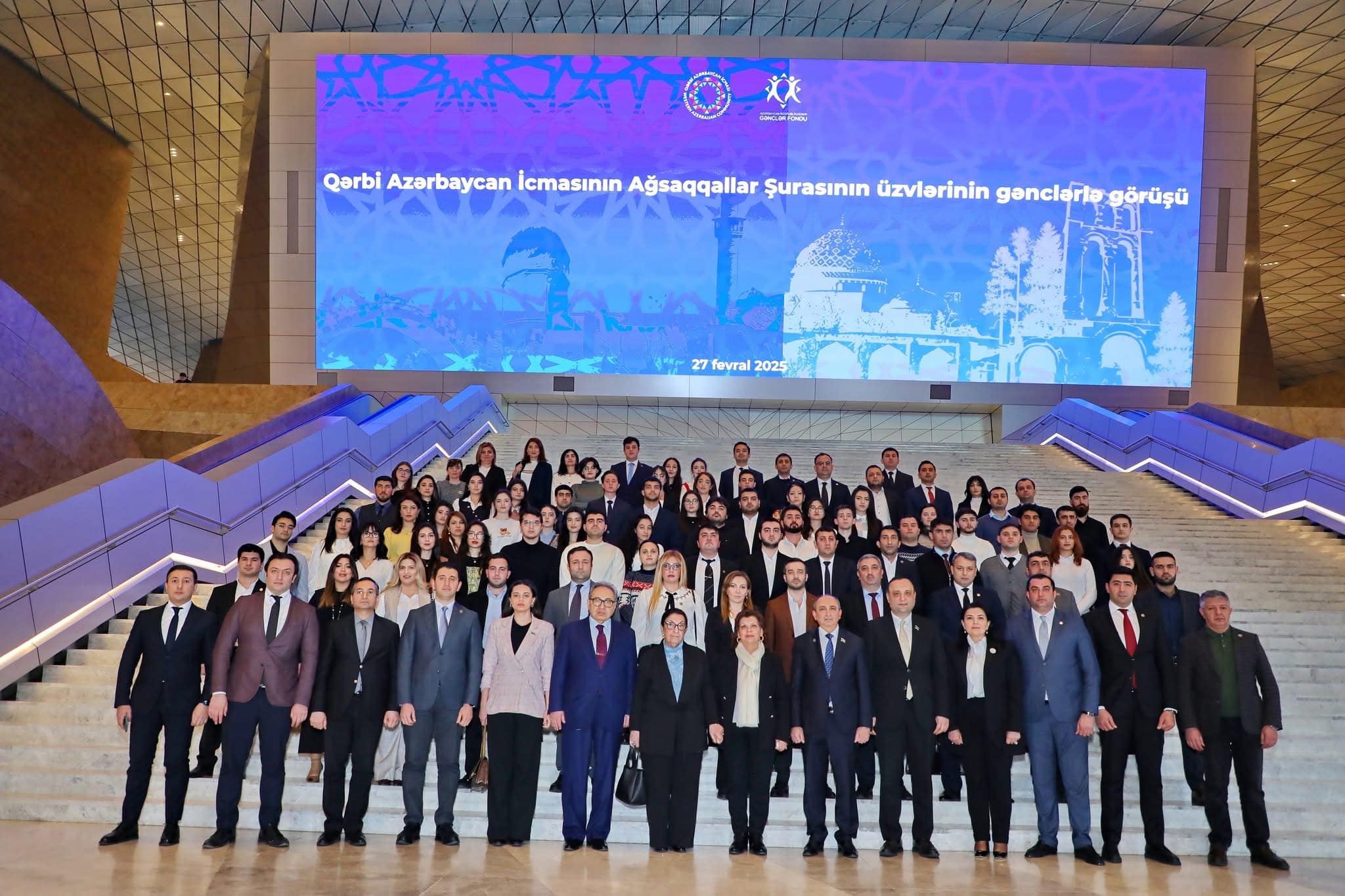 Qərbi Azərbaycan İcmasının Ağsaqqallar və Gənclər şuralarının təşəbbüsü ilə ziyalılarla gənclər arasında görüş keçirilib.