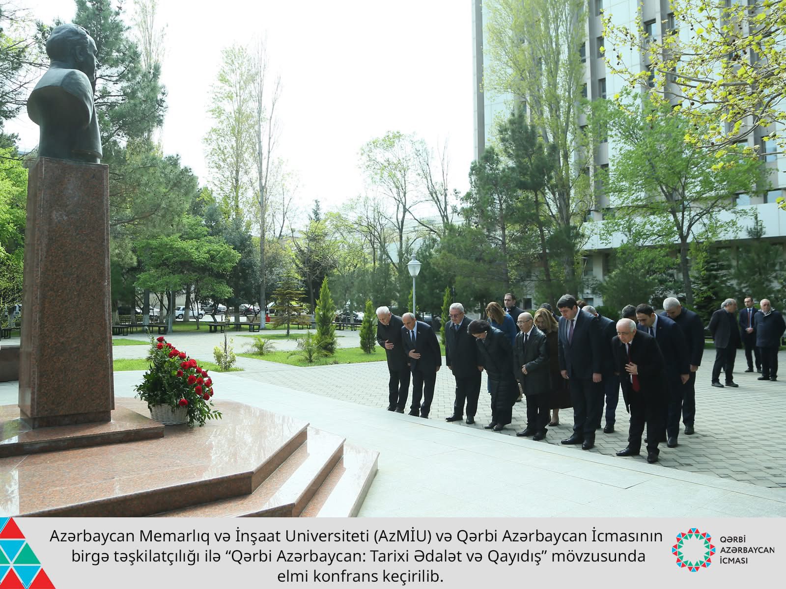 Azərbaycan Memarlıq və İnşaat Universiteti (AzMİU) və Qərbi Azərbaycan İcmasının birgə təşkilatçılığı ilə “Qərbi Azərbaycan: Tarixi Ədalət və Qayıdış” mövzusunda elmi konfrans