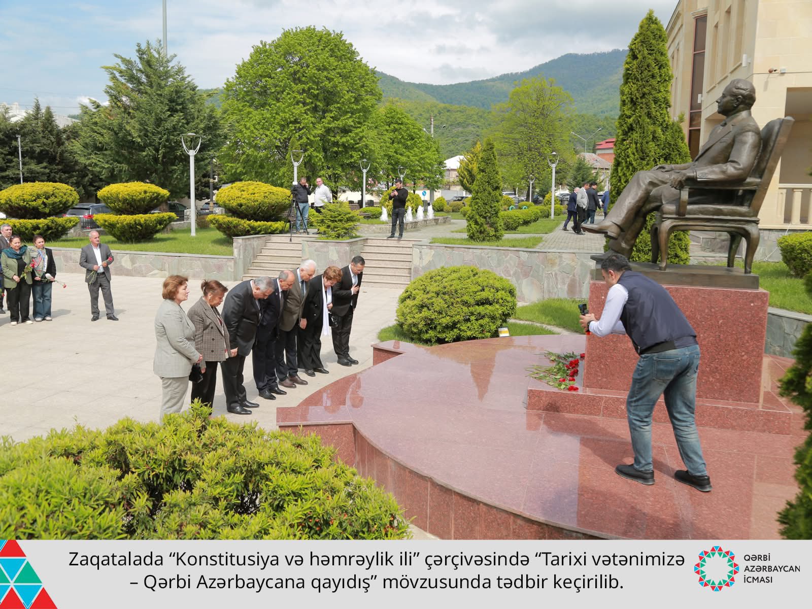 Zaqatala şəhərindəki Heydər Əliyev Mərkəzində “Konstitusiya və həmrəylik ili” çərçivəsində “Tarixi vətənimizə – Qərbi Azərbaycana qayıdış” mövzusunda tədbir keçirilib.