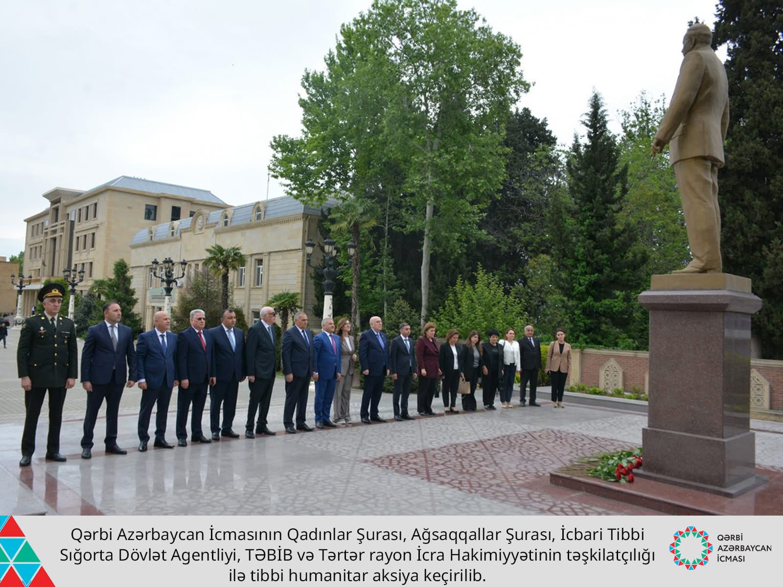 Qərbi Azərbaycan İcmasının Qadınlar Şurası, Ağsaqqallar Şurası, İcbari Tibbi Sığorta Dövlət Agentliyi, TƏBİB və Tərtər rayon İcra Hakimiyyətinin təşkilatçılığı ilə tibbi humanitar aksiya keçirilib.
