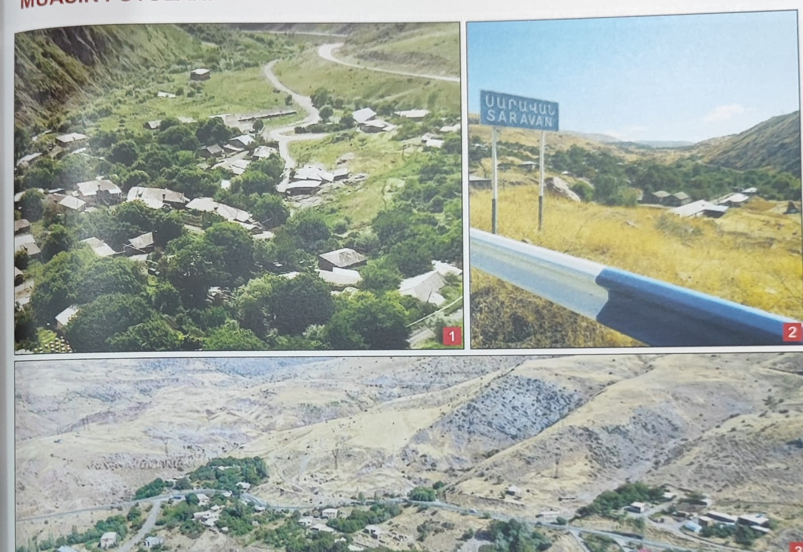 Paşalı rayonu, Terp kəndi (Az.) / Vayotsdzor mərzi, Saravan kəndi (Erm.)