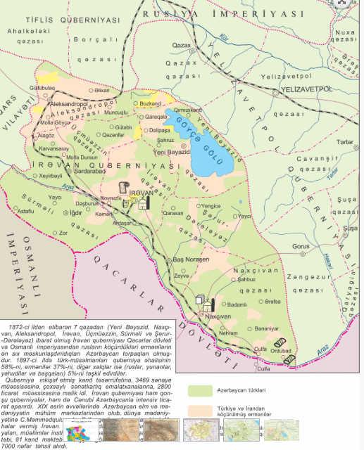 İRƏVAN QUBERNİYASI (XIX ƏSRİN II YARSI - XX ƏSRİN ƏVVƏLLƏRİ