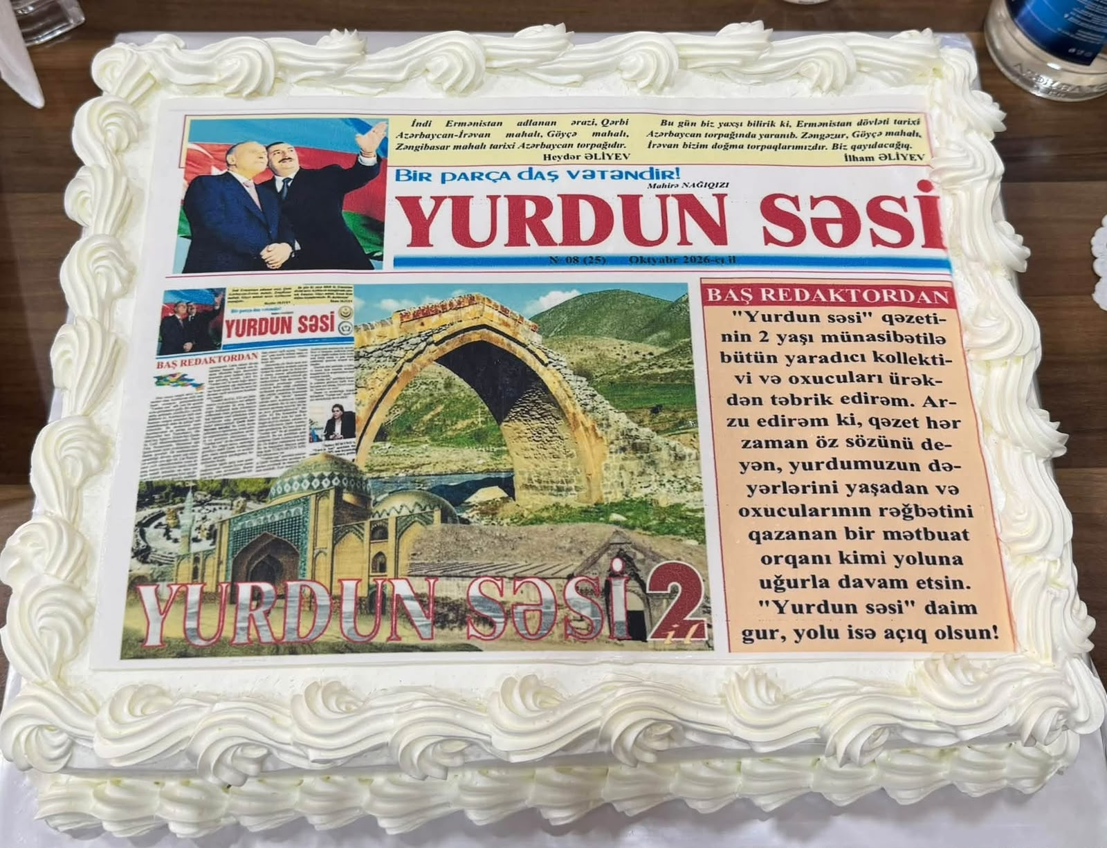 "YURDUN SƏSİ" QƏZETİNİN 2 YAŞI TAMAM OLUR! İKİ İL SÖZÜN GÜCÜ, MİLLİ YADDAŞIN KEŞİYİNDƏ VƏ YURDA XİDMƏT YOLUNDA!